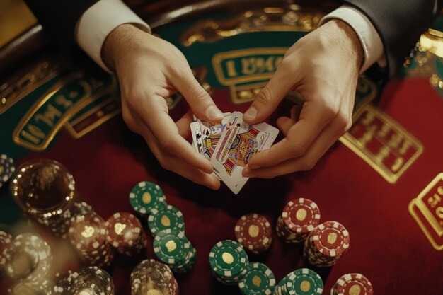 Baccarat table layout on kenzobet login