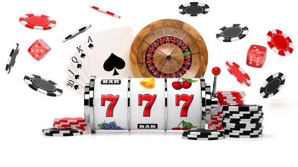 Baccarat table with banker and player positions